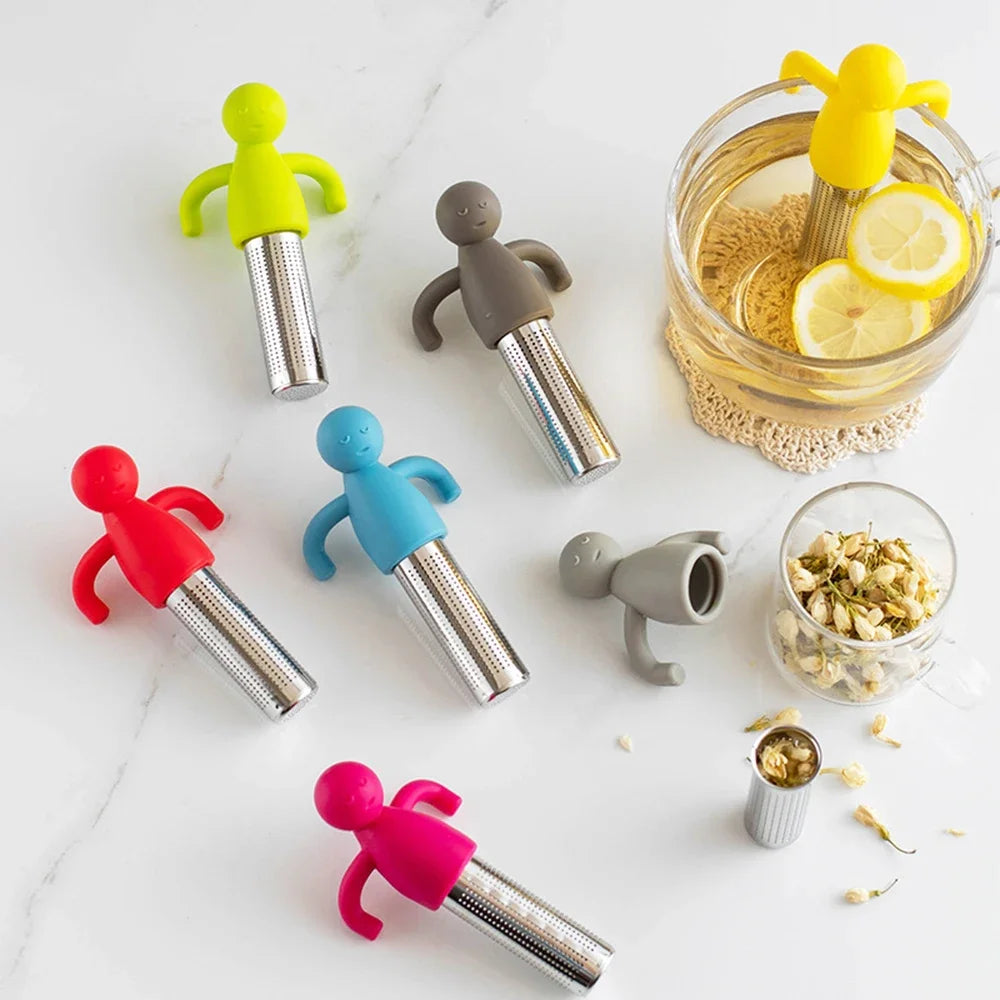 Infusores de chá originais, par, opções de cor