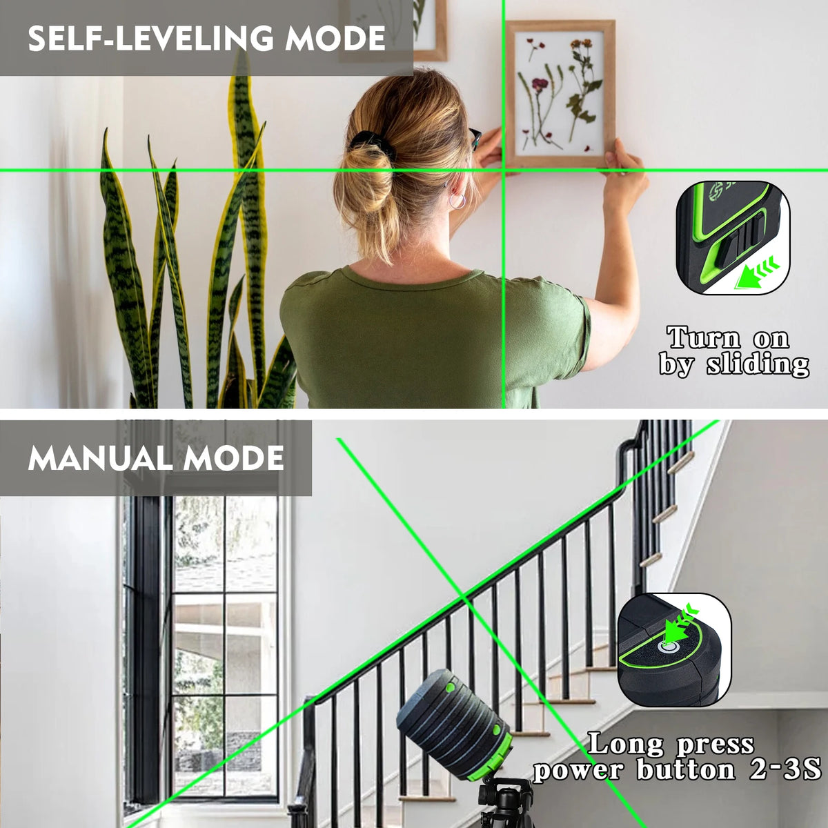 Two-Line Self-Levelling Laser Level