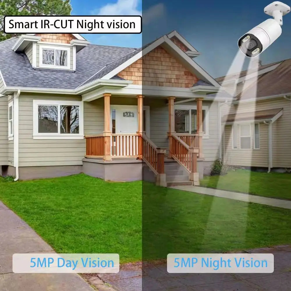 8MP 4K Outdoor IP Bullet Camera with PoE Night Vision