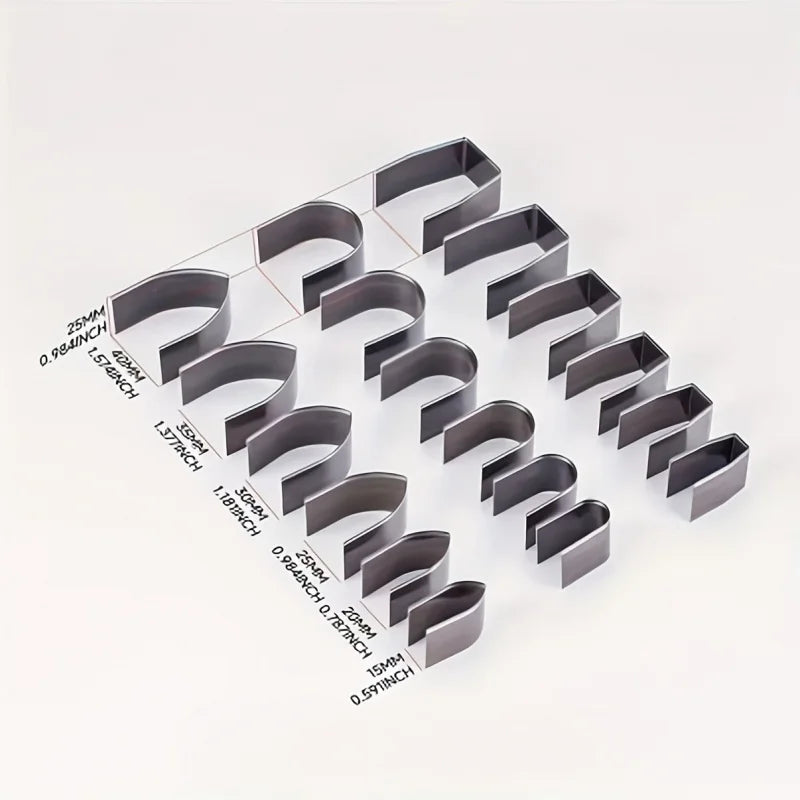 Conjunto de ferramentas para extremidades de cintos e correias em pele