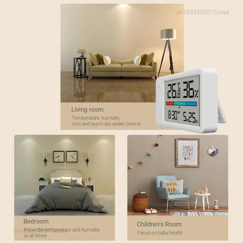 Xiaomi MiaoMiaoCe Intelligent Thermometer Hygrometer Meter Multi Function Clock Digital Display Weather Station Sensor for Home