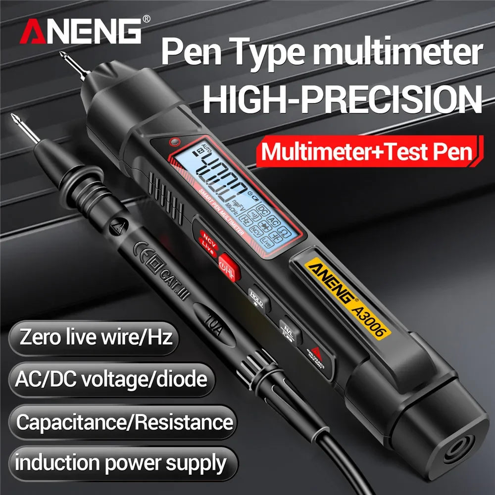 ANENG A3006 Pen-Style Digital Multimeter, 4000 Counts