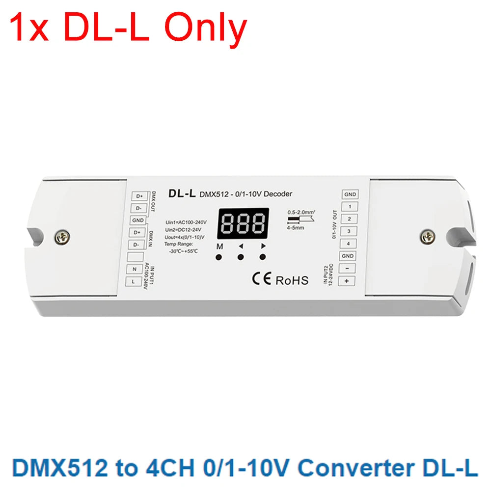 Decodificatore e driver di dimming analogico DMX