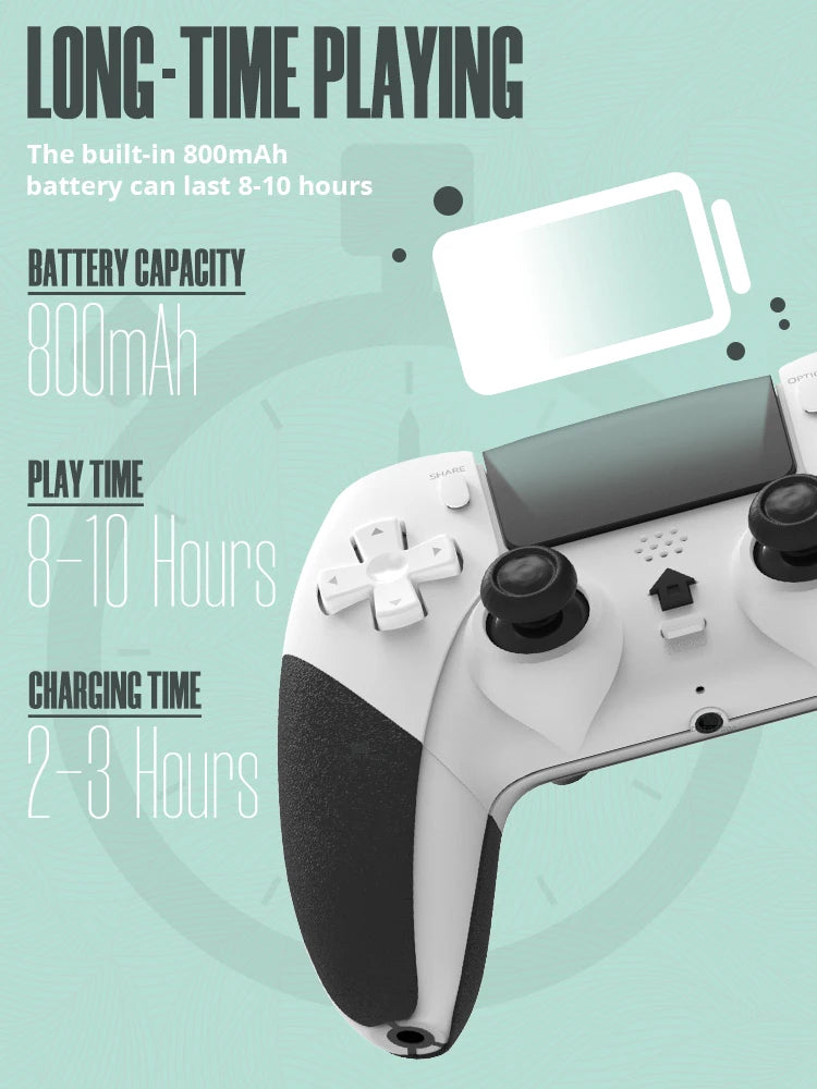 Bluetooth Wireless Controller for PS4 & PC 🎮