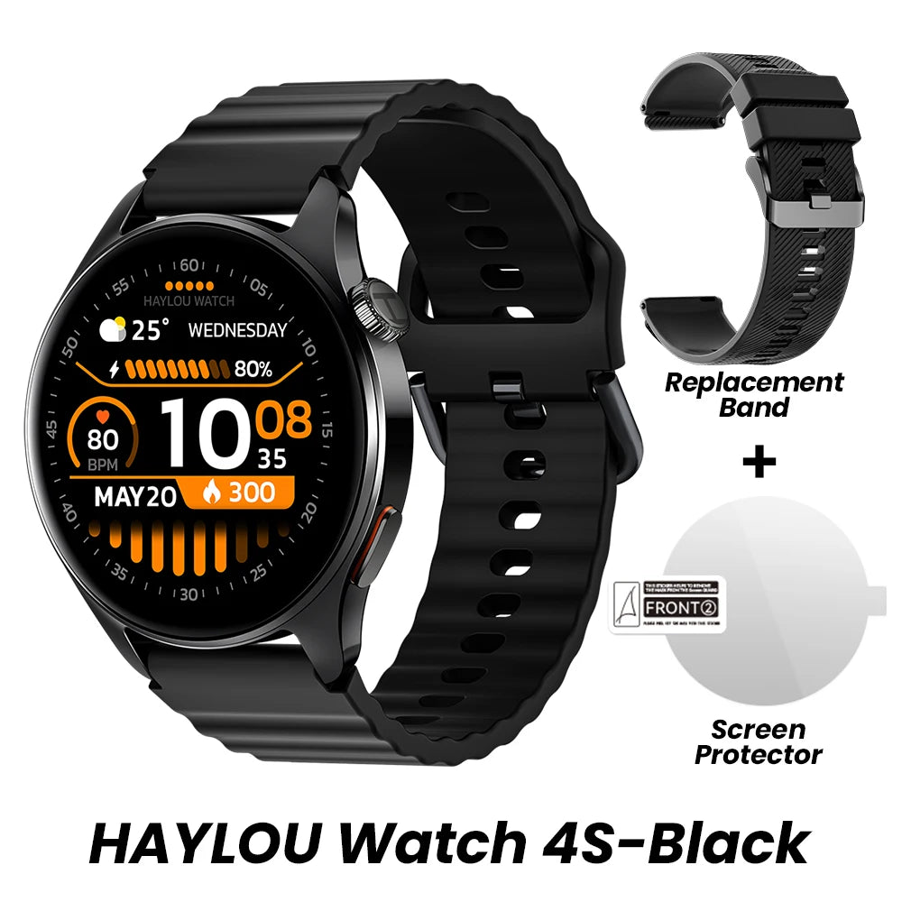 HAYLOU Watch 4S ceas GPS cu afișaj AMOLED de 1,43 inch