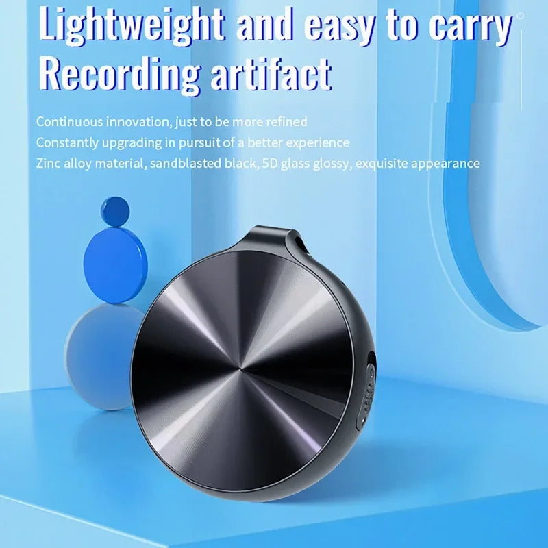 4GB-64GB Mini Keychain Voice Actiaved Recorder Portable HD Noise Reduction Microphone Digital Audio Sound Recording MP3 Player