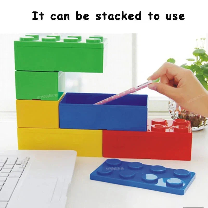 Stackable Building-Block-Style Storage Box
