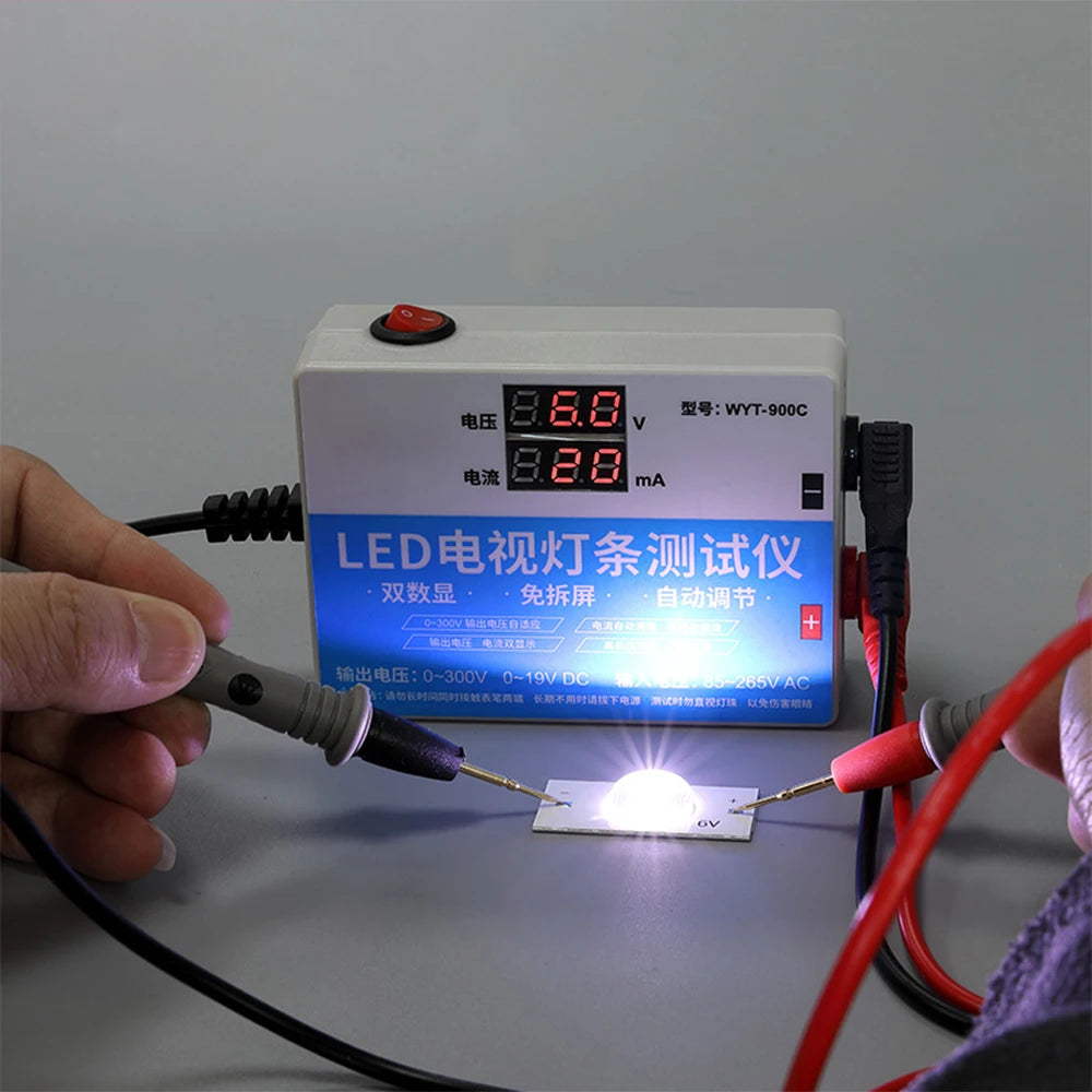 LED-strip en TV-achterlichttester