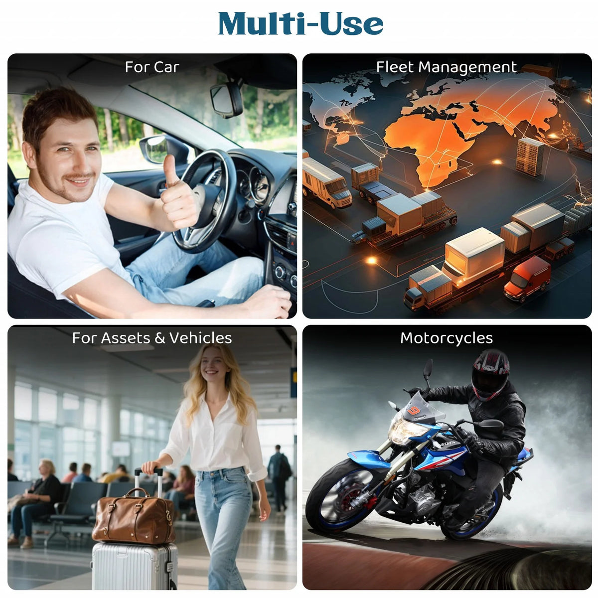 4G Vehicle GPS Tracker with Real-Time Tracking