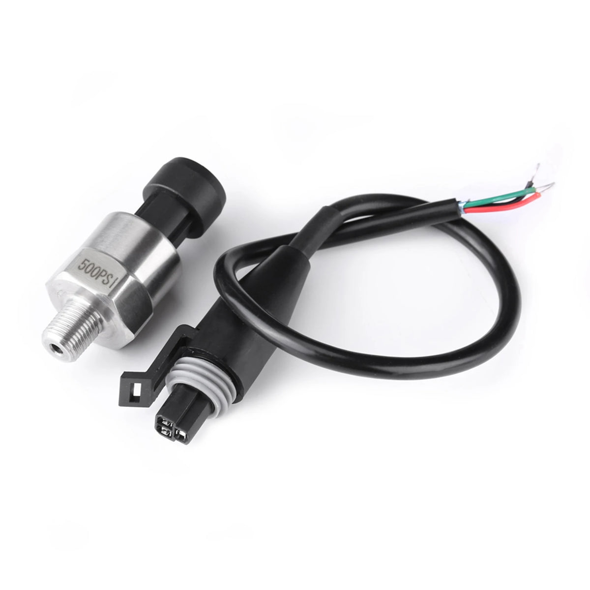 Sensor de Presión Rosca 1/8NPT, Transductor de Presión en Acero inoxidable para Aceite Combustible Aire Agua