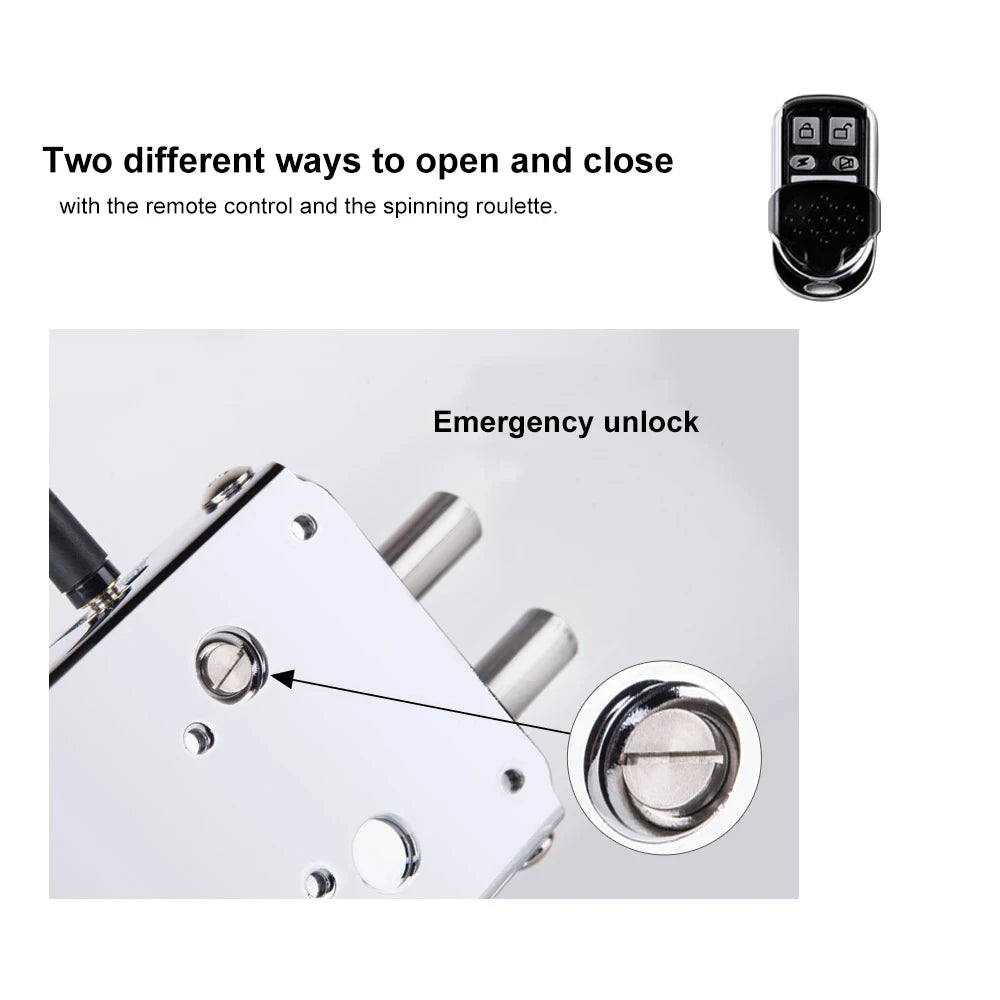 Tuya/TTlock Remote Control Door Lock Bluetooth Wireless Smart Lock Deadbolt Lock Electronic Keyless Invisible Lock