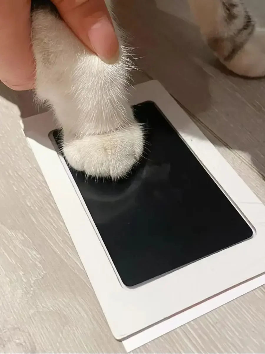 Baby Handprint Footprints Ink Pads for Pet Safe Non-toxic No-Touch Skin Inkless Inkpad Kits Cat Dog Paw Prints Souvenirs Gifts