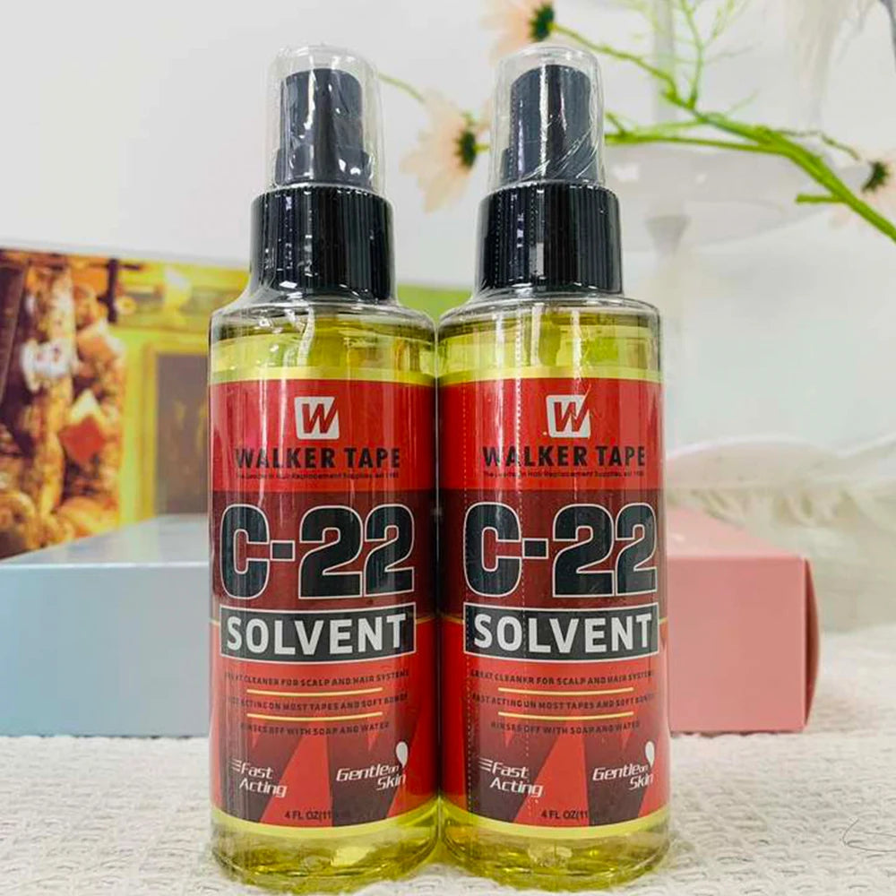 C-22/bottle Solvent Spray Remover for Lace Wigs Toupee Adhesive Removers Wig Glue Remover for Tape Hair Extensions