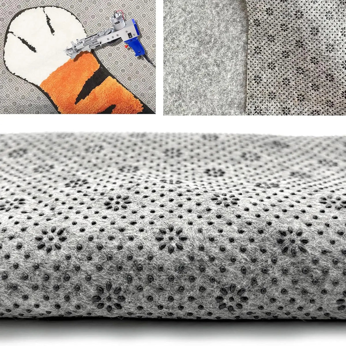 Tela de respaldo antideslizante para alfombras tufted