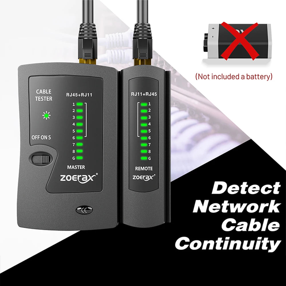 RJ45 and RJ11 Network Cable Tester