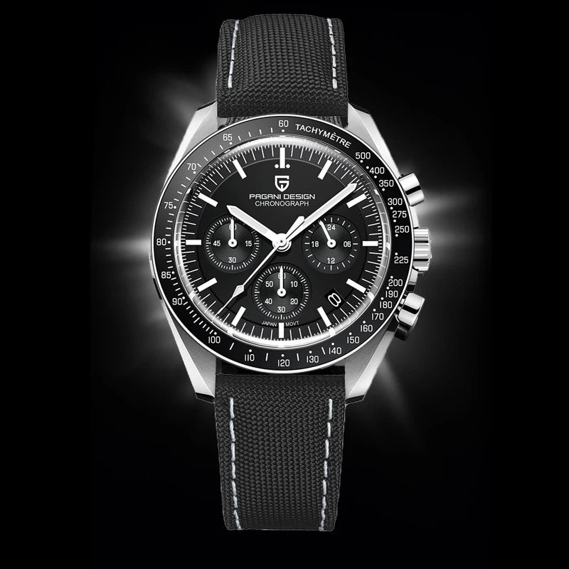 Pagani Design PD-1701 Moon Chronograph Quartz Watch 100M