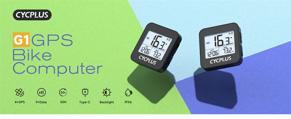 CYCPLUS GPS Bike Computer Wireless Stopwatch IPX6 Waterproof Cycling Odometer Bicycle Accessories Speedometer