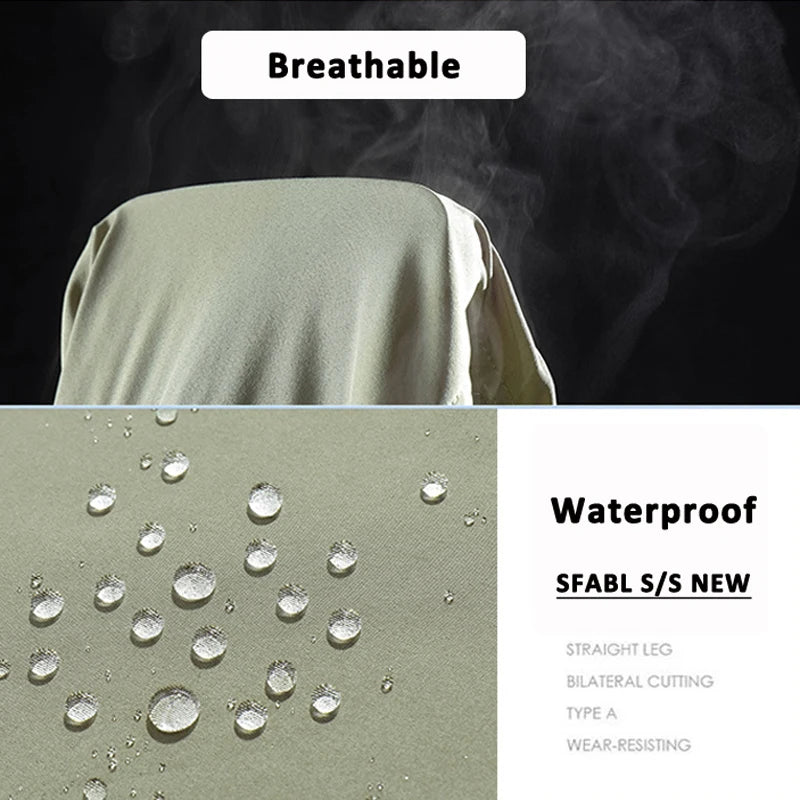Men’s Quick Dry Hiking Pants Stretch Waterproof Multi Pocket