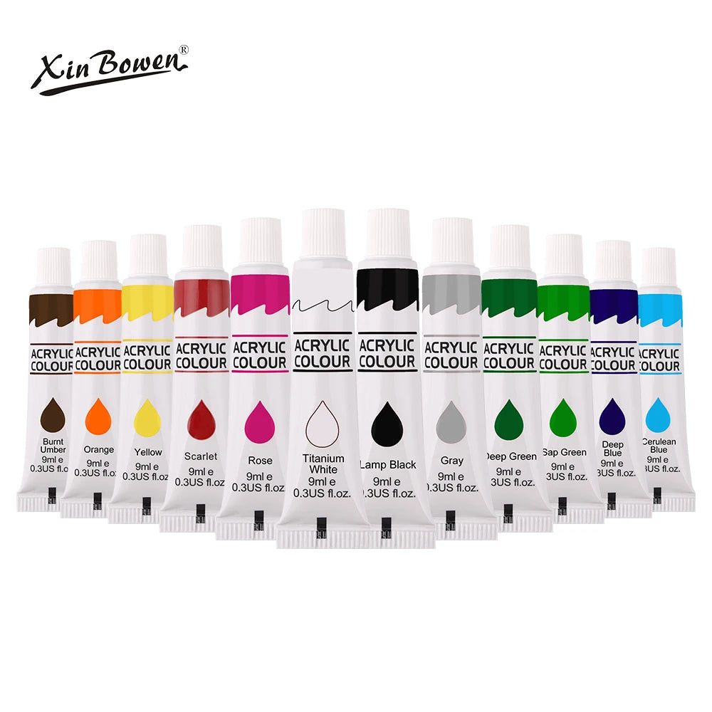 9mL akril pigment készlet diák művészethez és graffiti festéshez