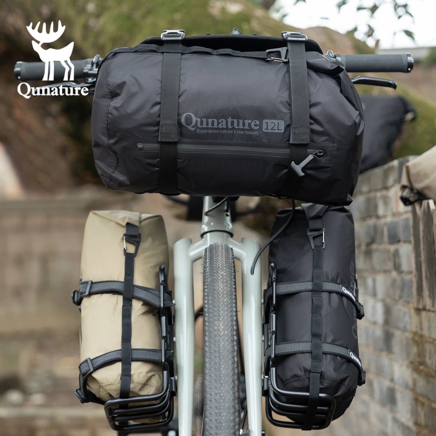 Ultraleichte Bikepacking-Gepäckträgertasche, wasserdicht, Nylon Fahrradspeicher