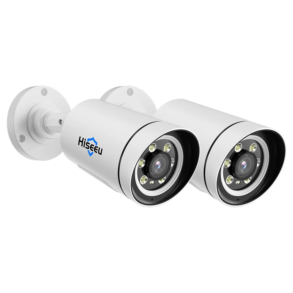 4K 8MP PoE IP Security Bullet Camera with Color Night Vision, H.265, ONVIF