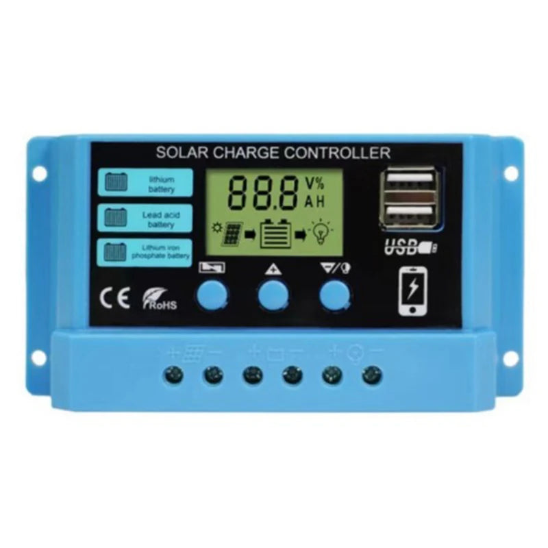 Contrôleur de charge solaire PWM 12/24 V - Options de modèle