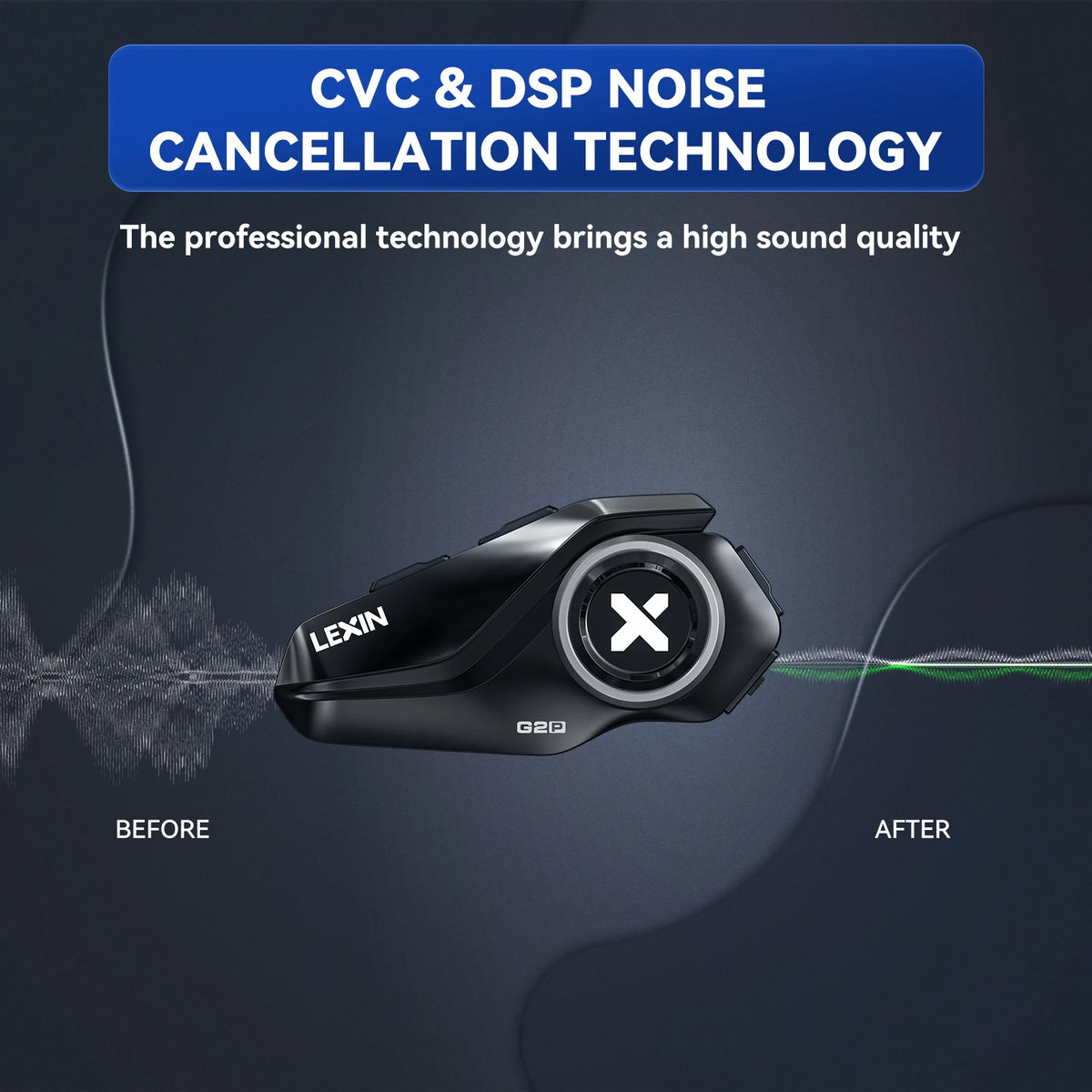 G2P Bluetooth Motorhelm Intercom – 1 of 2 Eenheden