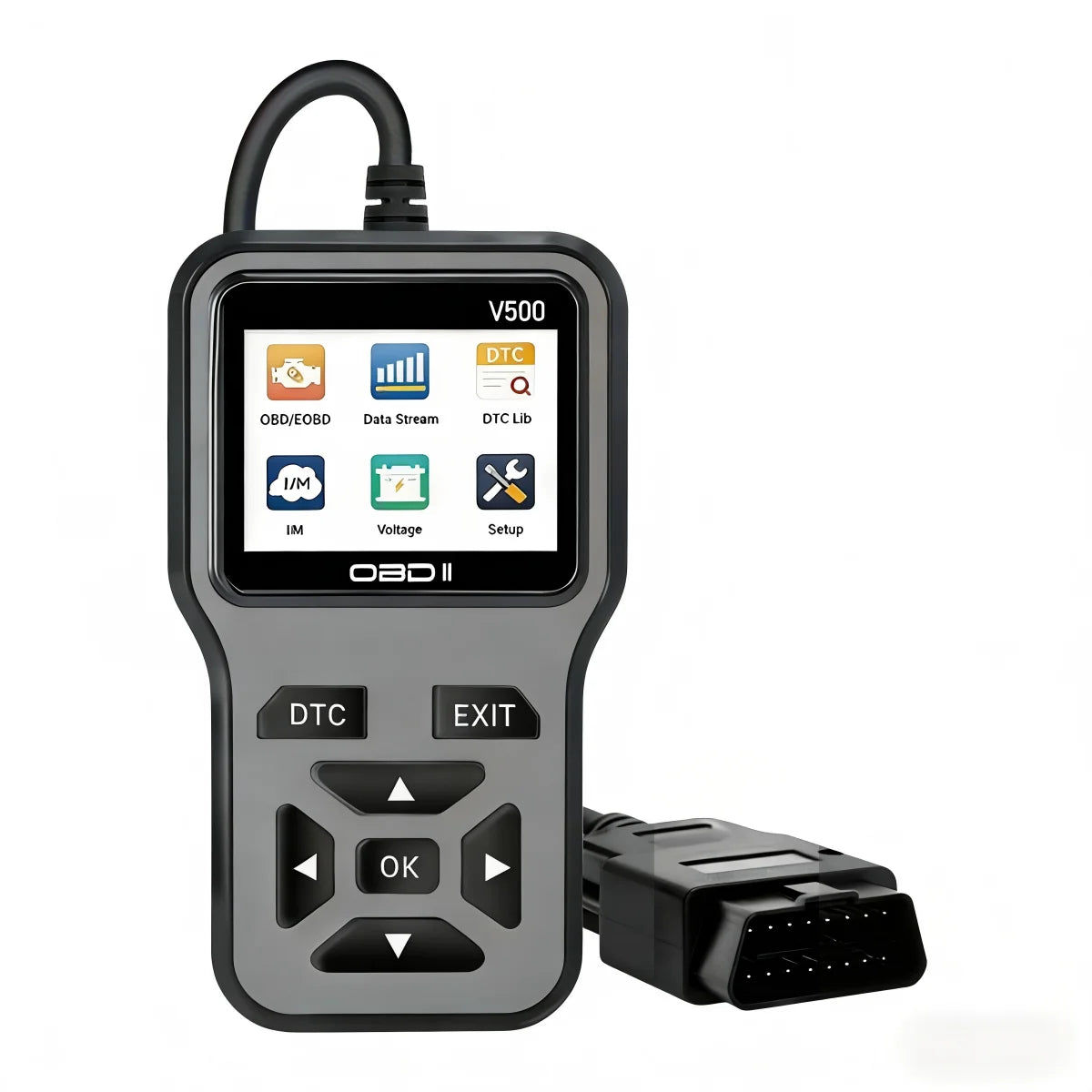 Último escáner OBD2 de diagnóstico de 2026: lector completo de códigos del motor con flujo de datos, preparación de entrada/gestión y prueba de voltaje