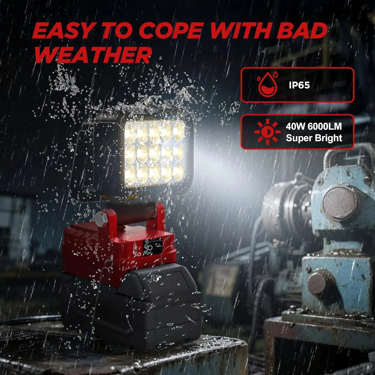 Cordless Work Light for Milwaukee M18 Batteries