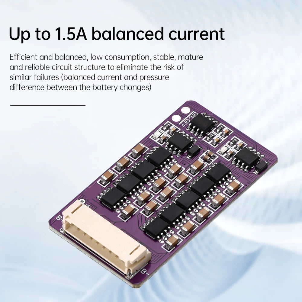 1.5 A Active Battery Balancer Board, 3S to 21S Lithium