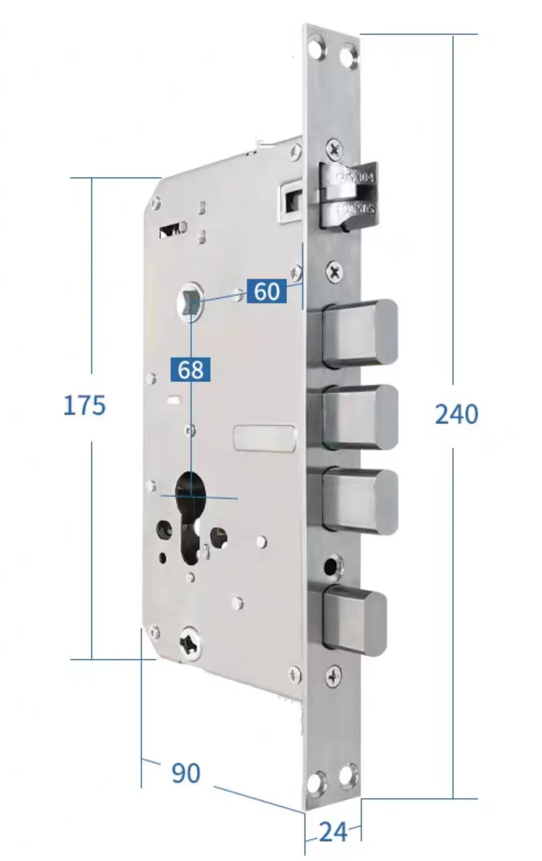 Face Recognition Digital Door Lock with Camera, Fingerprint & Keyless Entry