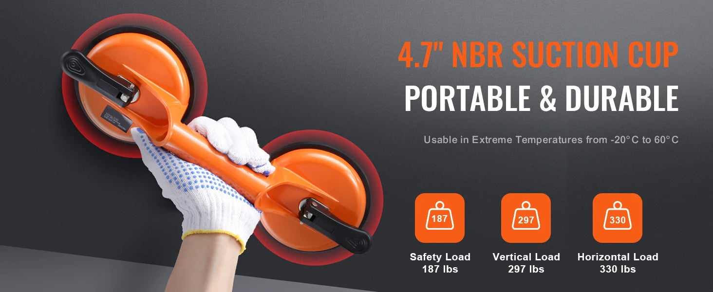 SucceBuy 4,7" glas vakuum sugekop sæt (2 stk)