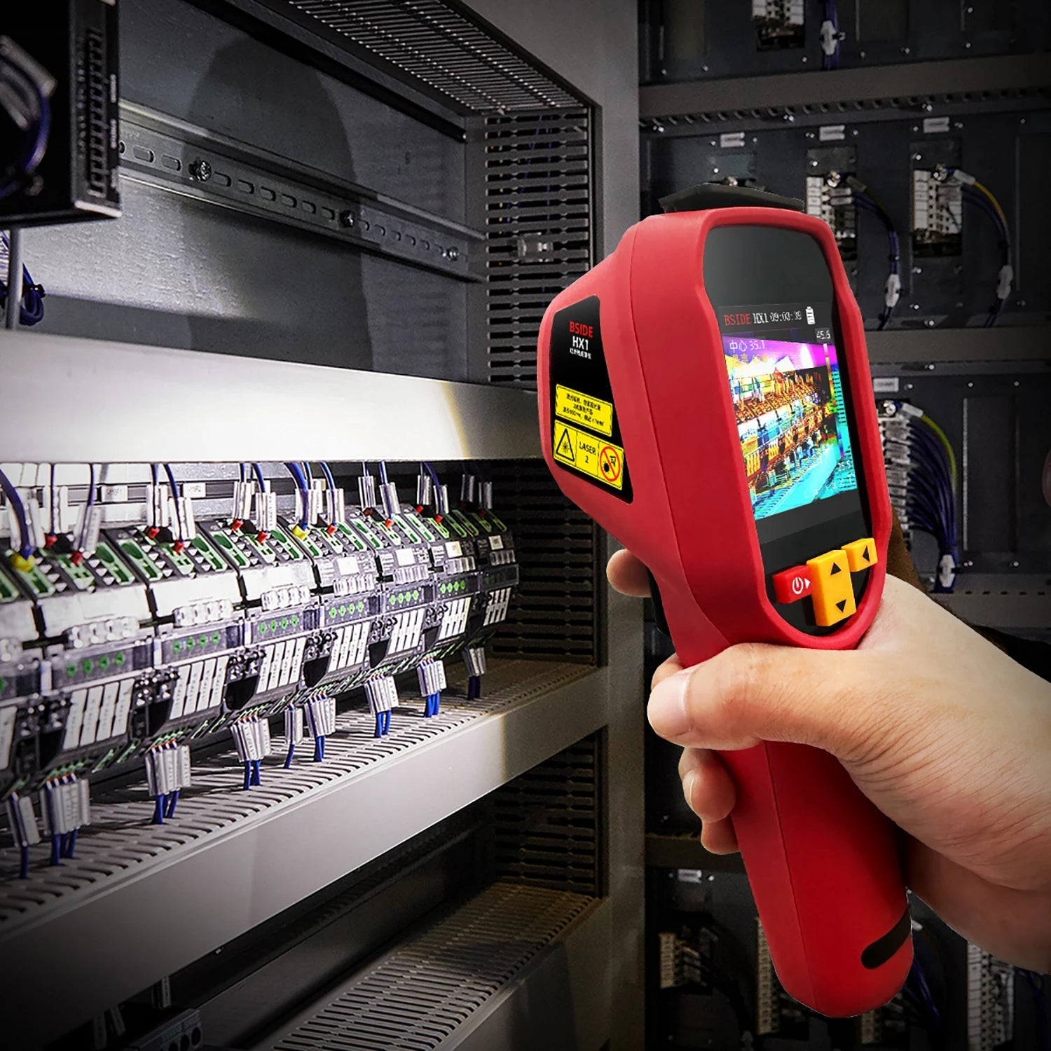 BSIDE Handheld Thermal Imaging Camera 240X240 Temperature Meter For Repair PCB Automobile Pipeline Detection Power inspection