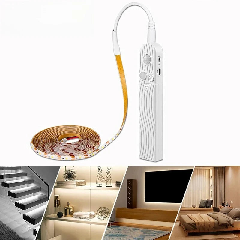 Battery Motion-Sensor LED Strip