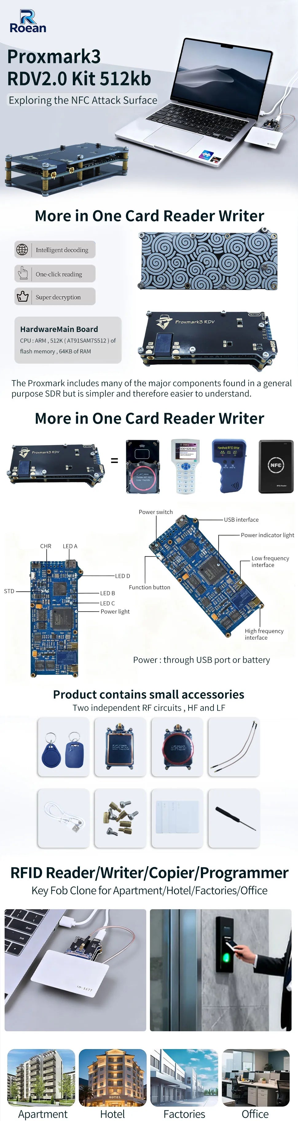 Proxmark3 RDV2 RFID Research Kit
