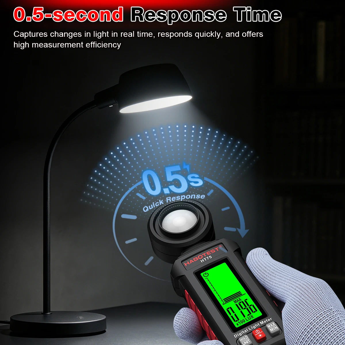HT75 Handheld Digital Light Meter
