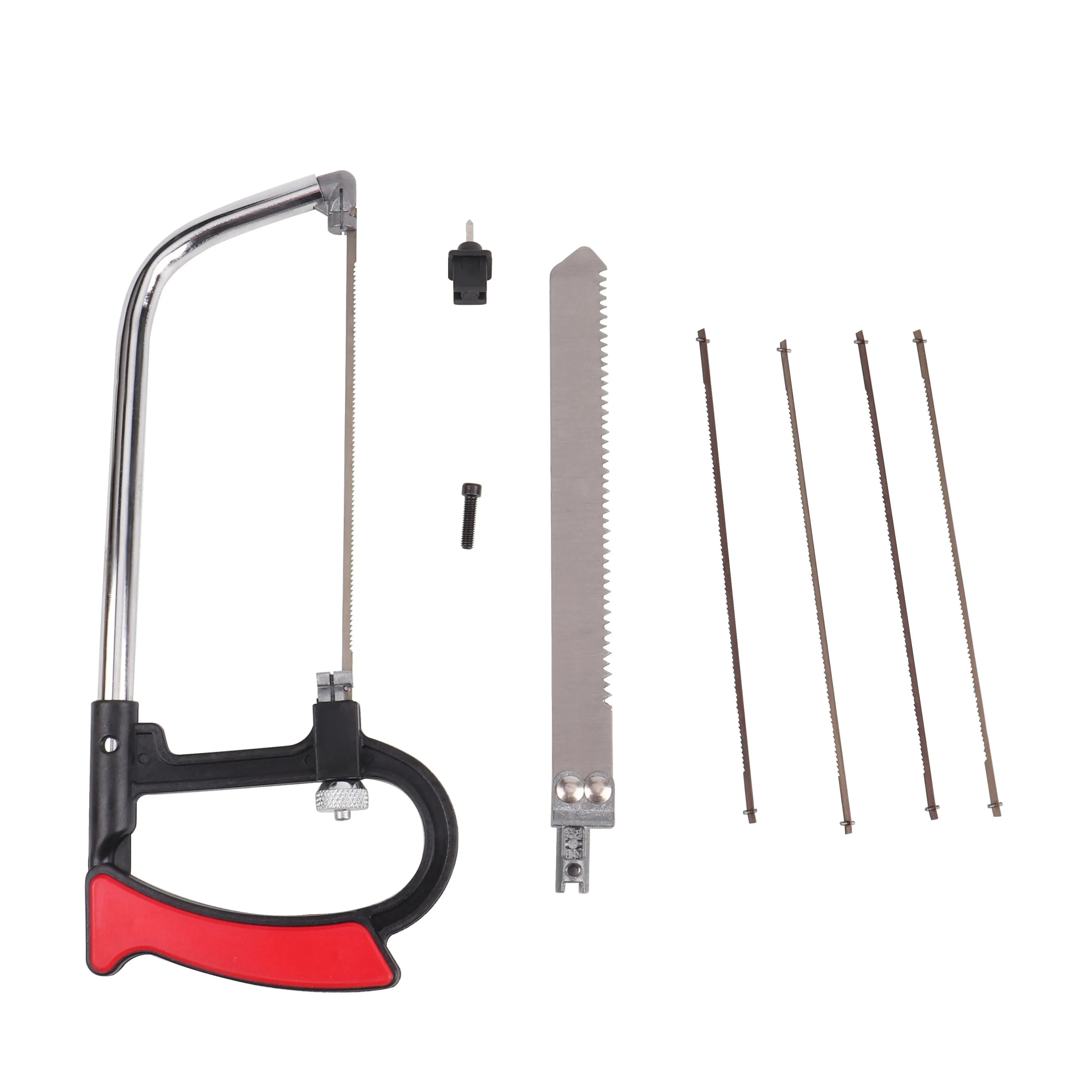 8in1 Saw Multi Purpose Hand DIY Steel Saw Metal Wood Glass Saw Kit 6 Blades Woodworking Metalworking Model Hobby Tool