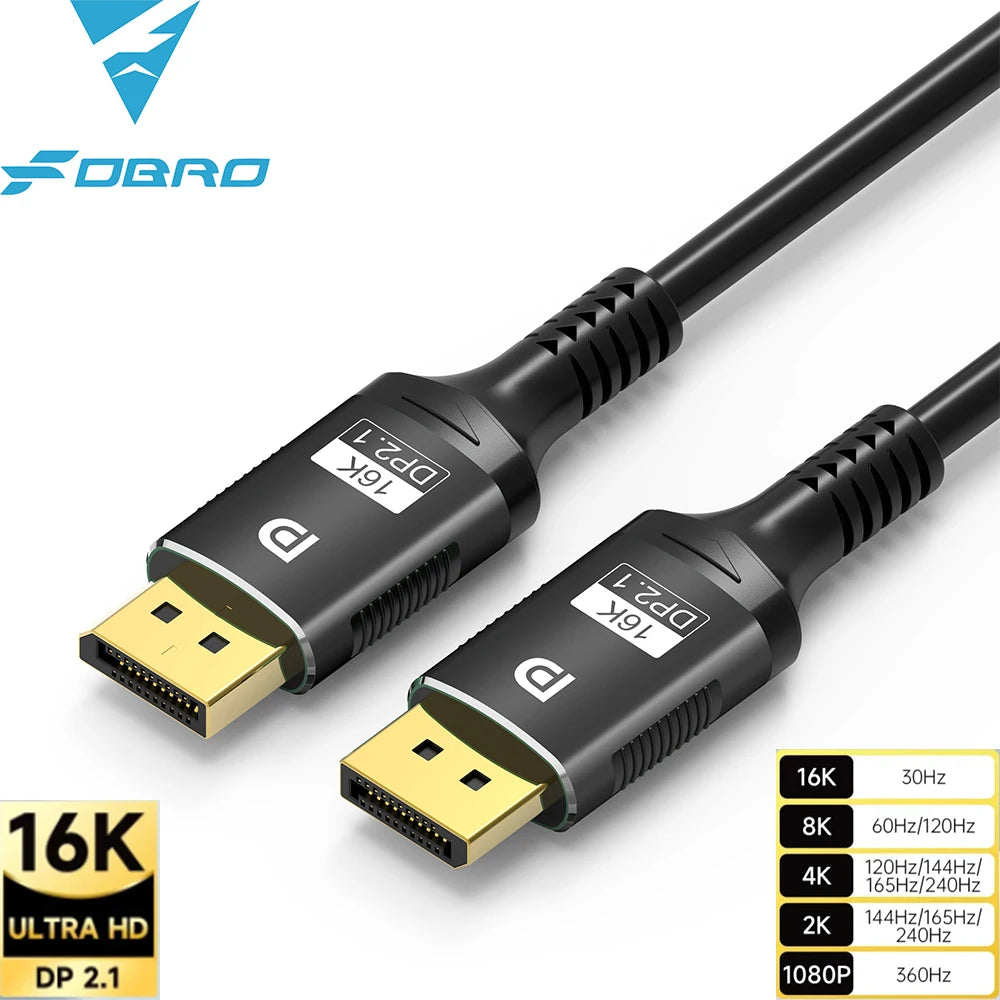 DisplayPort 2.1 Cable - Length Options