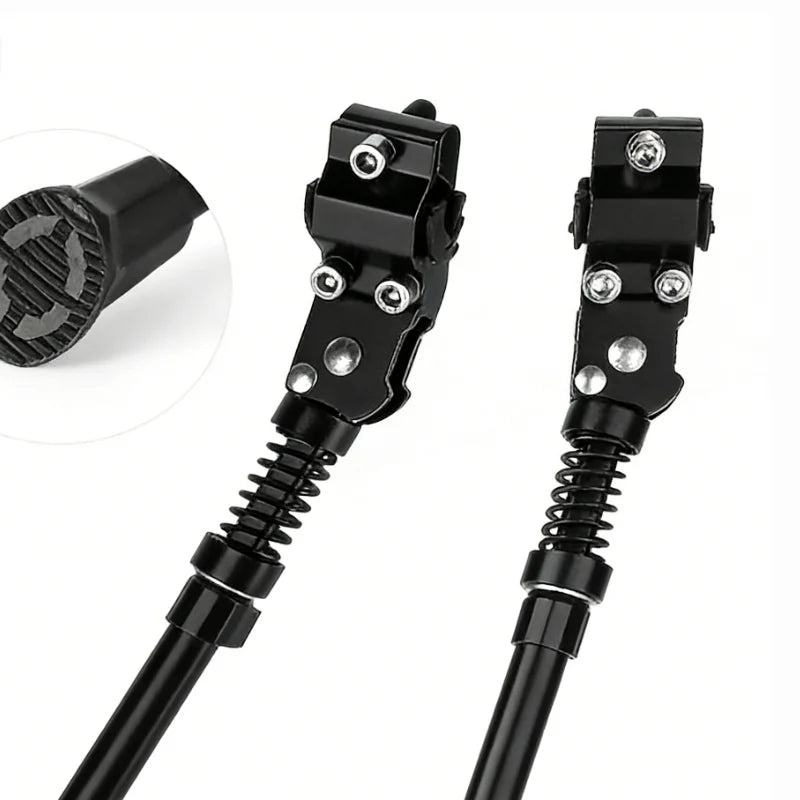 Adjustable Rear-Mount Bicycle Kickstand