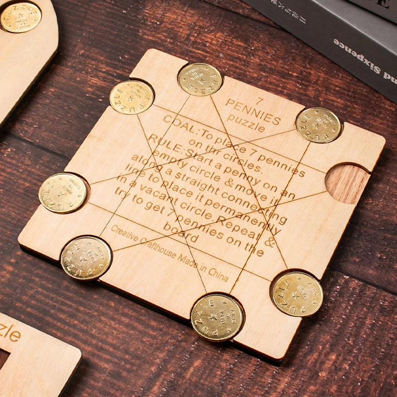 Holzpfennig-Puzzle – Designoptionen
