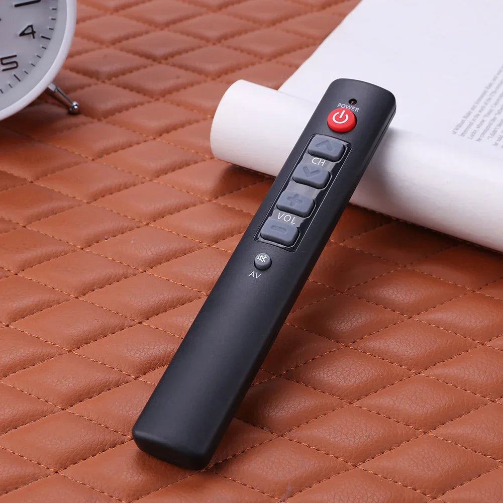 Six-Button Learning IR Remote for Compatible TV and AV Devices