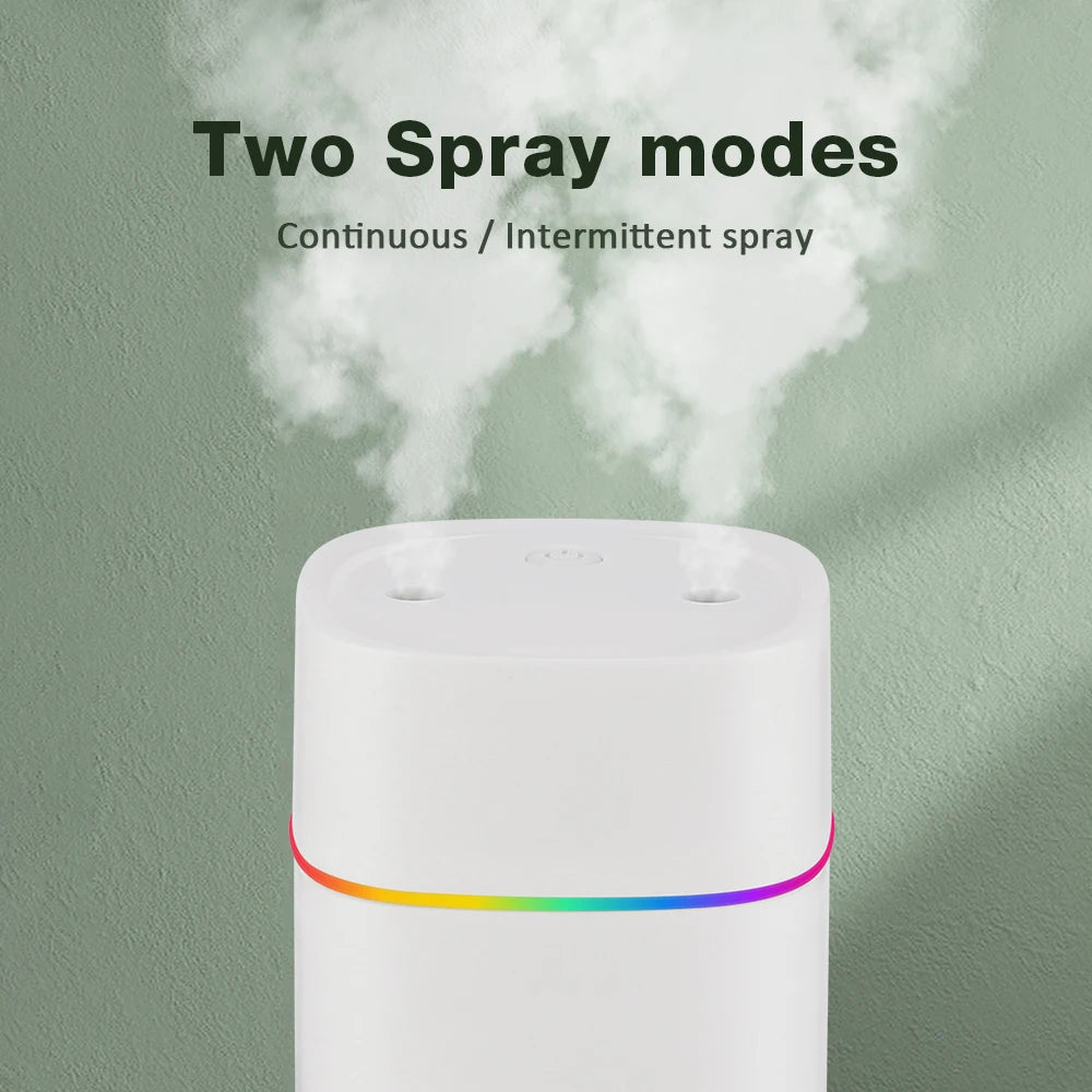 600 ml USB-Luftbefeuchter mit Dual-Nebel