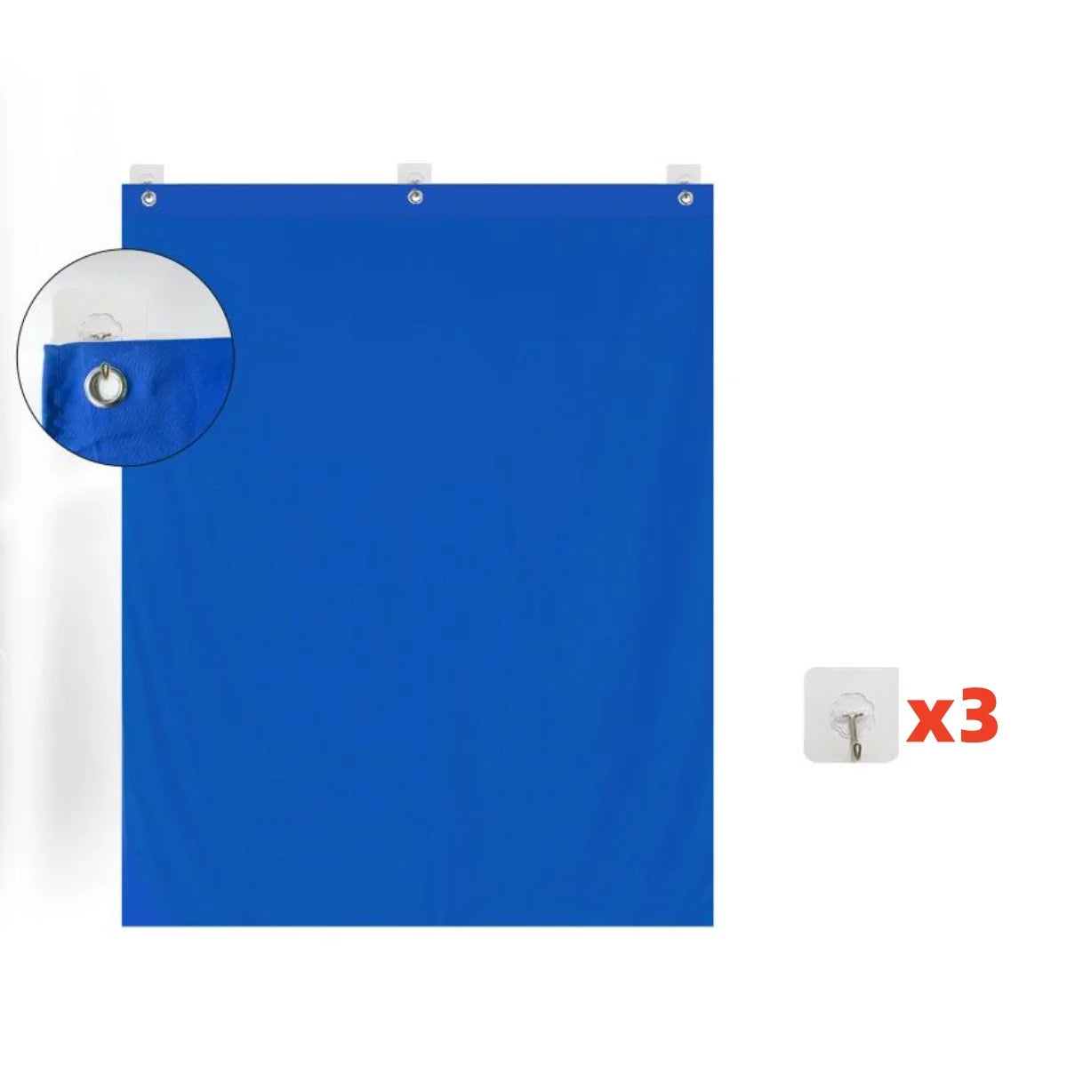 Solid-Colour Photography Backdrop, Size Options