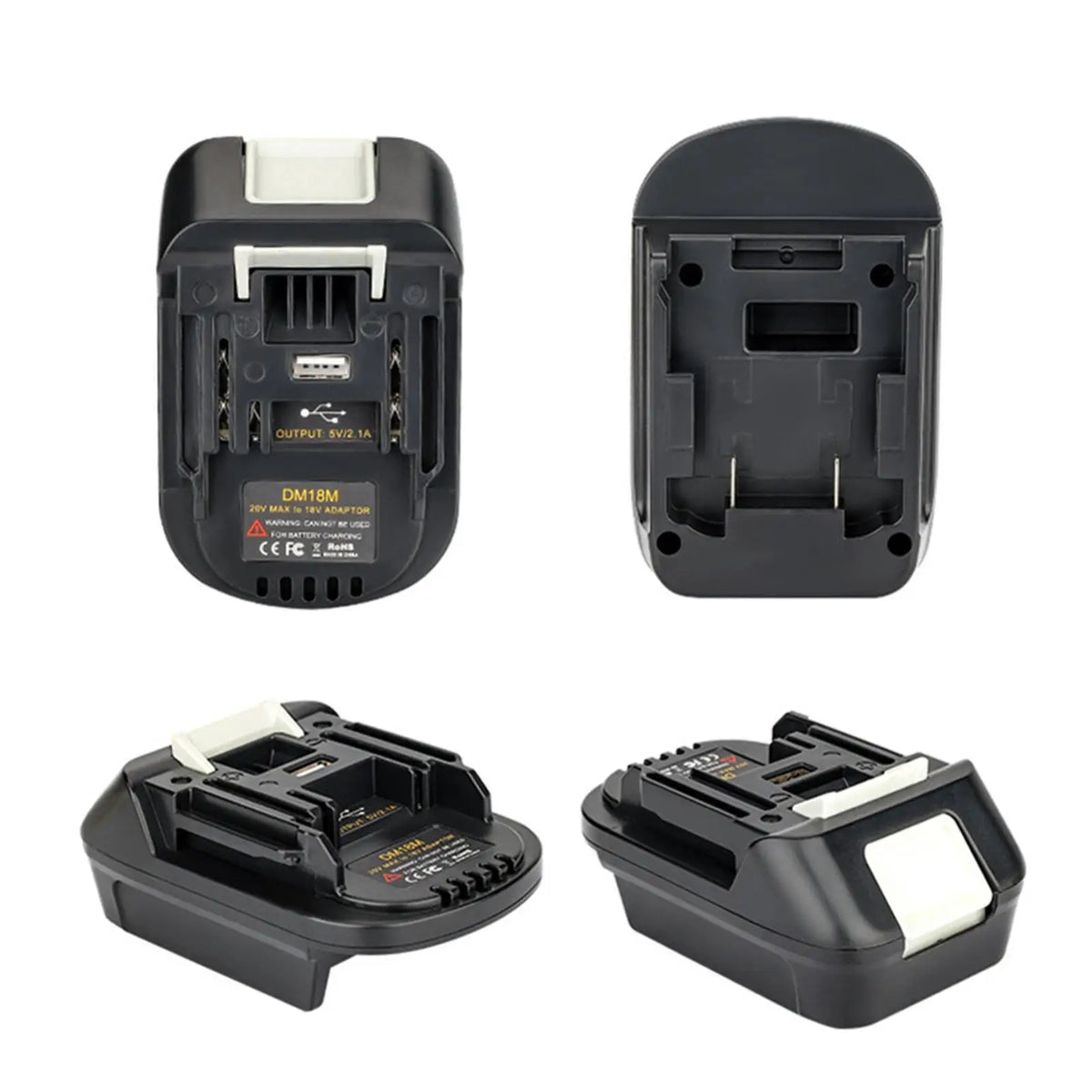 DM18M Battery Adapter for Compatible Makita 18 V Tools
