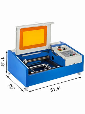 40W CO2 Laser Engraver 300x200mm Precision Cutting Machine