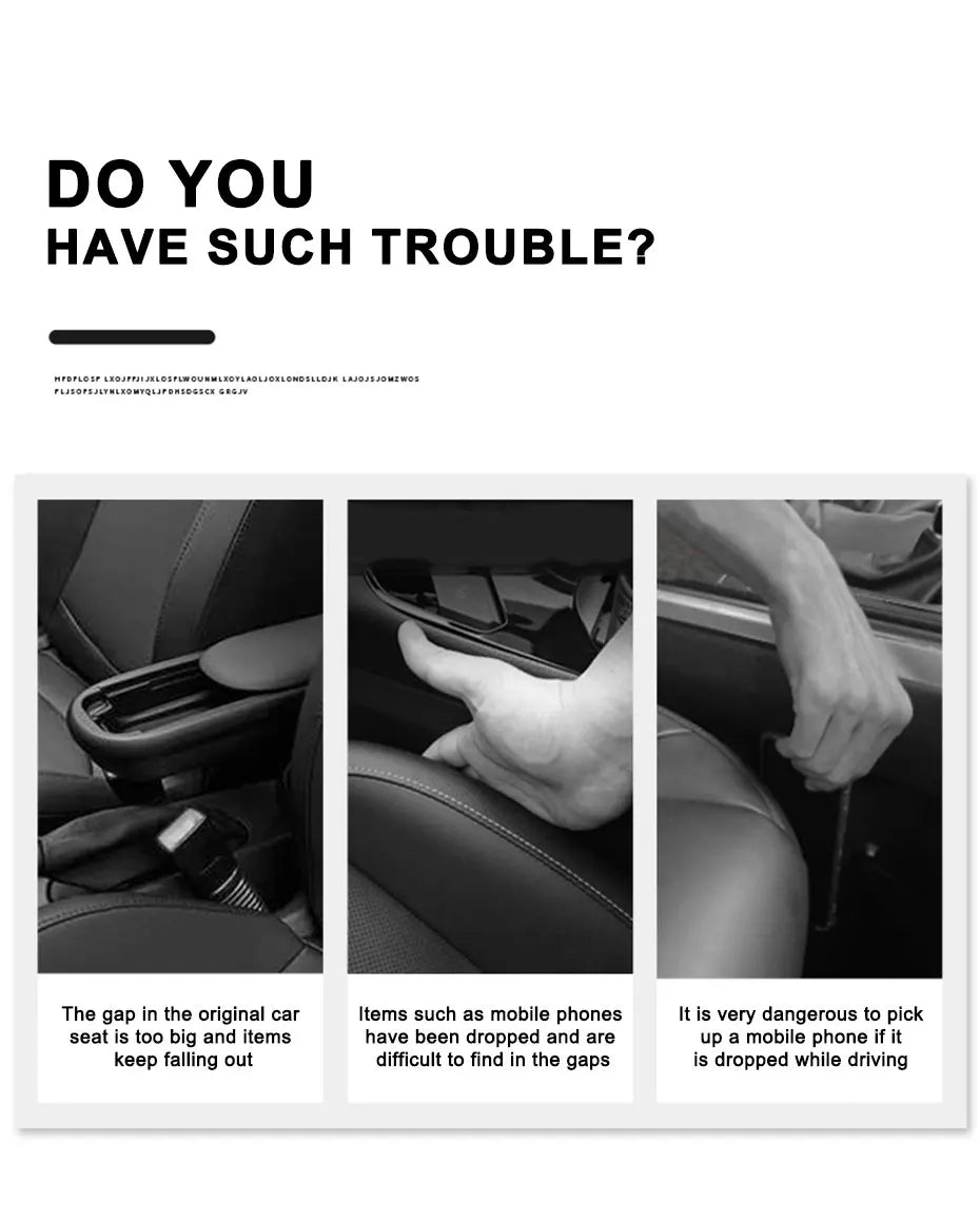 Car Seat Gap Filler Strip