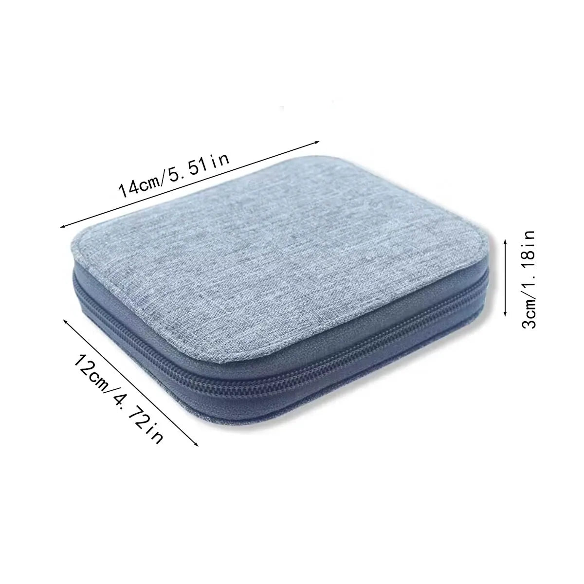 86-Piece Home Sewing Repair Kit, Grey Case