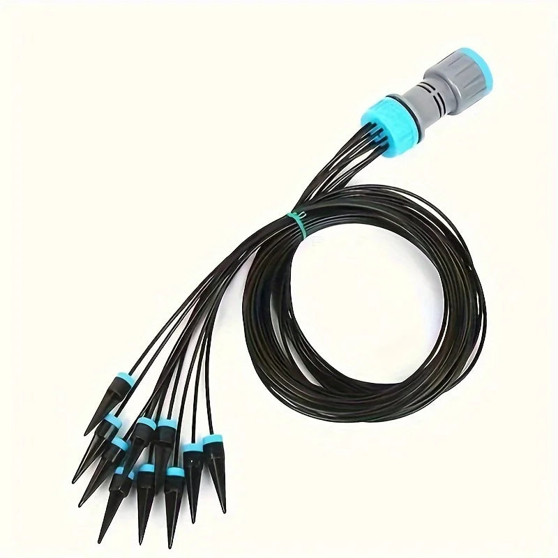 Drip Irrigation Kit with 10 Drip Heads and 3/4 Inch Adapter