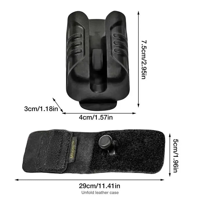 Waist Tool Holster with Belt Hook for Drill and Hand Tools