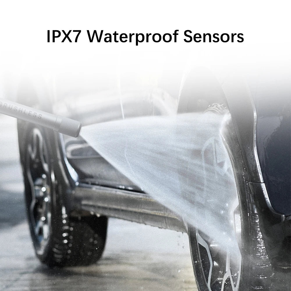 Solar TPMS Tire Pressure Monitoring System with External Sensors